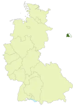 Gebiet der Regionalliga Berlin