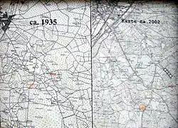 Die Heidmark 1935 und 2002