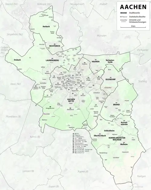 Aachener Stadtbezirke