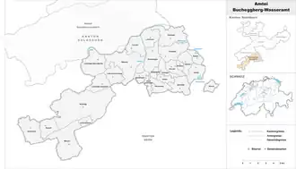 Karte von Amtei Bucheggberg-Wasseramt