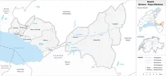 Karte von Bezirk Riviera-Pays-d’Enhaut