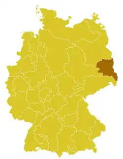 Karte Bistum Görlitz