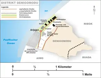Karte von Denigomodu