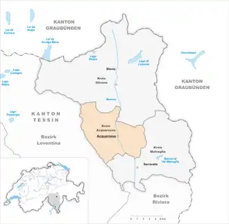 Karte von Acquarossa