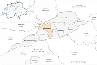 Karte von Aedermannsdorf