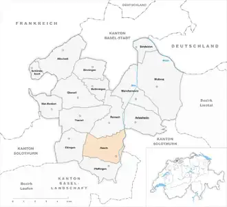 Karte von Aesch