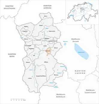 Karte von Alberswil