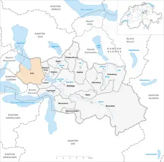 Karte von Arth