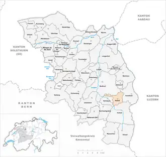 Karte von Auswil