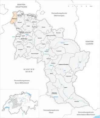 Karte von Bätterkinden