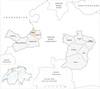 Karte von Bättwil