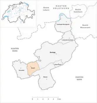 Karte von Biezwil