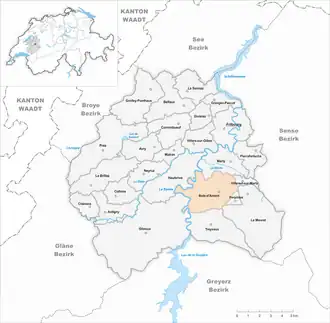 Karte von Bois-d’Amont