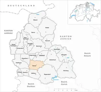 Karte von Buchs
