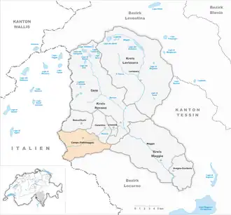 Karte von Campo (Vallemaggia)