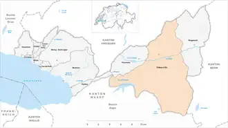 Karte von Château-d’Oex