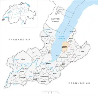 Karte von Collonge-Bellerive