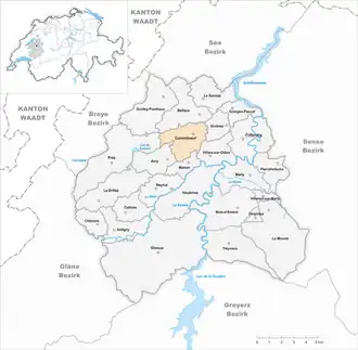 Karte von Corminboeuf