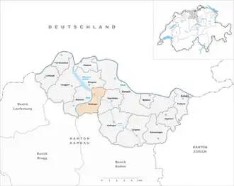 Karte von Döttingen