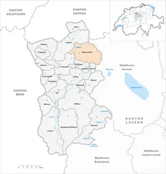 Karte von Dagmersellen