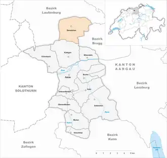 Karte von Densbüren