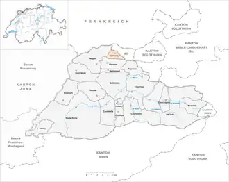 Karte von Ederswiler