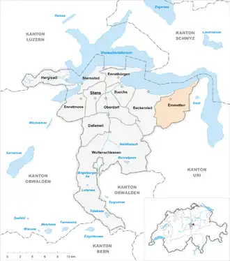 Karte von Emmetten