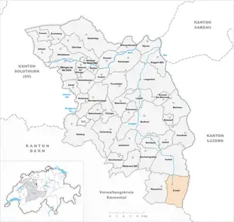 Karte von Eriswil