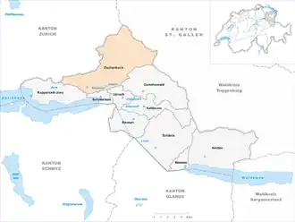 Karte von Eschenbach