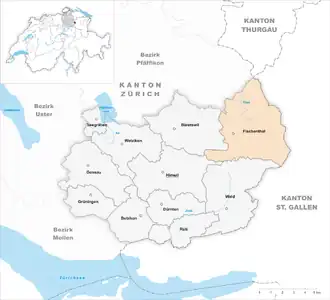 Karte von Fischenthal