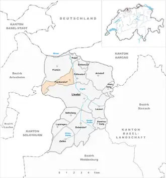 Karte von Frenkendorf