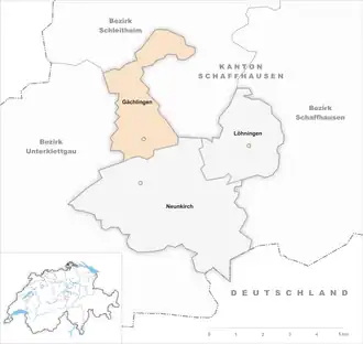 Karte von Gächlingen