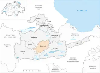 Karte von Gaiserwald