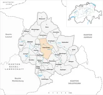 Karte von Gelterkinden