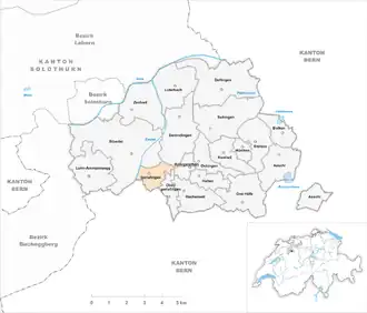 Karte von Gerlafingen