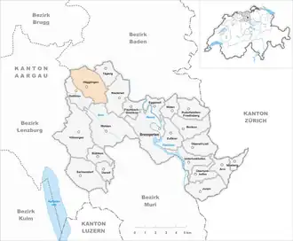 Karte von Hägglingen