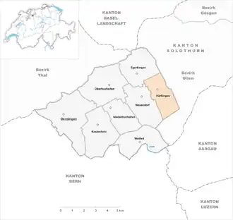 Karte von Härkingen