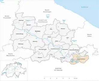 Karte von Hauptwil-Gottshaus