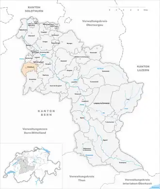 Karte von Hindelbank