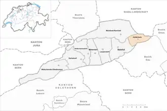 Karte von Holderbank