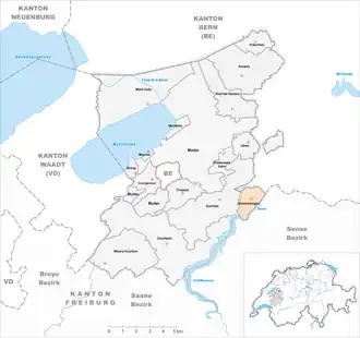Karte von Kleinbösingen