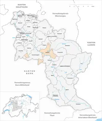 Karte von Lützelflüh