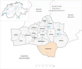 Karte von Langenbruck