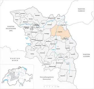 Karte von Langenthal