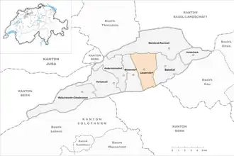 Karte von Laupersdorf