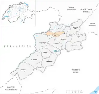 Karte von Les Enfers