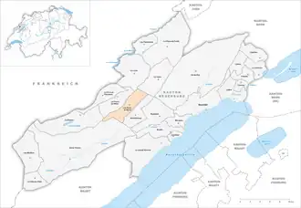 Karte von Les Ponts-de-Martel