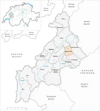 Karte von Massonnens