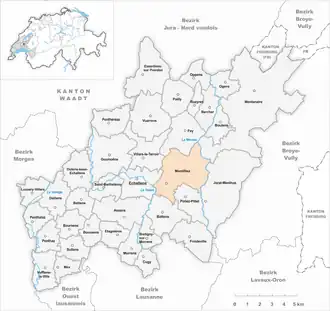 Karte von Montilliez