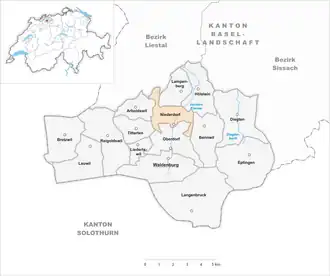 Karte von Niederdorf